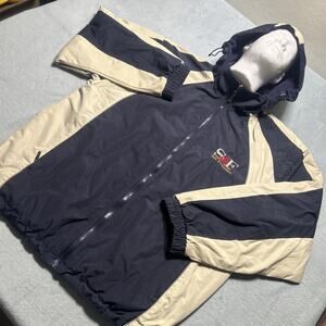 Vintage 2000s San Francisco Reversible Hoody Vest Windbreaker Jacket Mens XL